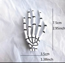 Load image into Gallery viewer, Skeleton hand - Hair Clips
