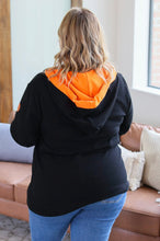 Load image into Gallery viewer, Black/Orange Pullover
