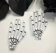 Load image into Gallery viewer, Skeleton hand - Hair Clips
