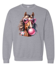 Load image into Gallery viewer, Mustang blowing bubble - Option 2
