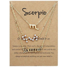 Load image into Gallery viewer, Zodiac Sign Necklaces - PRE ORDER 1/8
