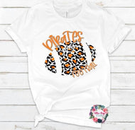 Pirate Leopard Football Tee