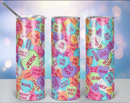 Anti Valentines Tumbler - 20oz Skinny