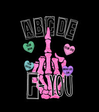 Load image into Gallery viewer, A B C D E F U- Bleached Tee
