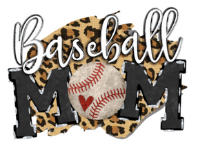 Baseball Mom - Leopard