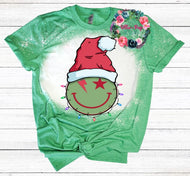 Christmas Smiley - BLEACHED