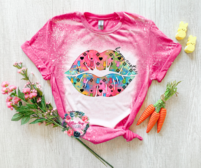 Easter Lips Tee - BLEACHED
