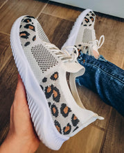 Load image into Gallery viewer, Leopard Tennis Shoes - PRE ORDER

