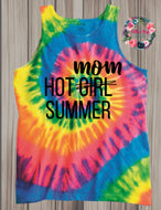 Hot Mom Summer Tie-Dye Tank