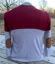 Load image into Gallery viewer, Maroon - 3/4 Sleeve with pocket and elbow patches
