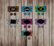 Leopard License Plates and Coasters