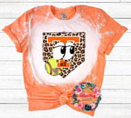 Lookouts Bleached Tee - Leopard Diamond