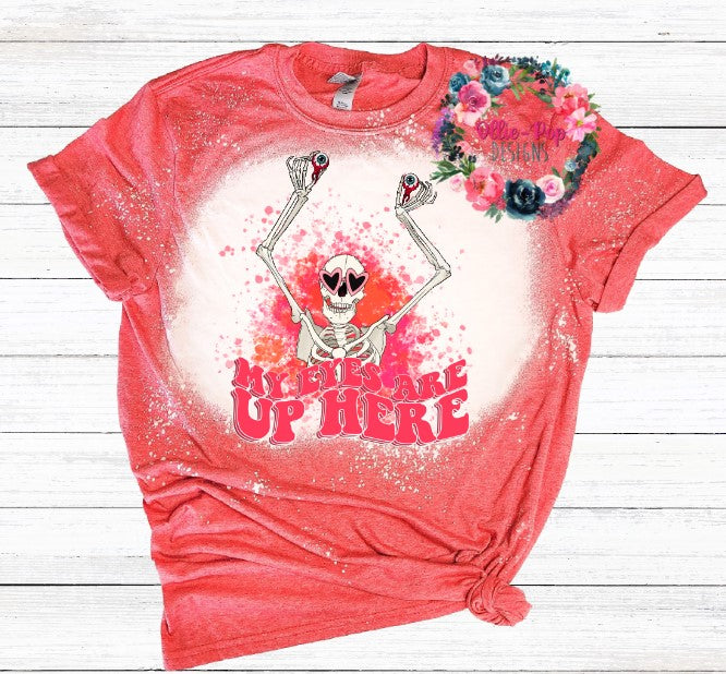 My eyes are up here!