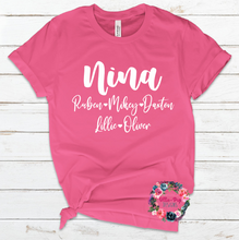 Load image into Gallery viewer, Mama/Nana/Nina/Custom Title - Valentines Tee
