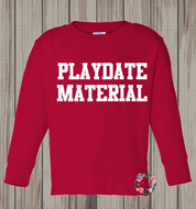 Playdate Material - Toddler Tee