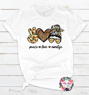 Peace Love Mom Life - Sunflower