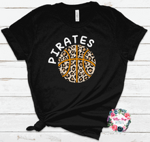 Load image into Gallery viewer, Pirates Basketball - Leopard Tee
