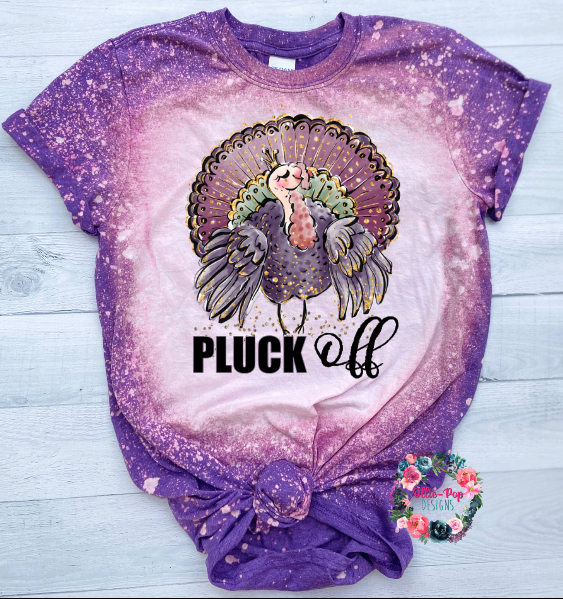 Pluck Off - Bleached Tee