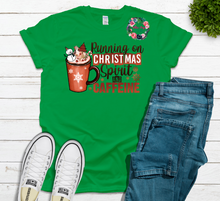Load image into Gallery viewer, Running on Christmas Spirit and Caffeine
