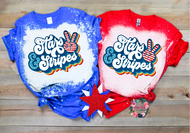 Stars & Stripes Tee - BLEACHED