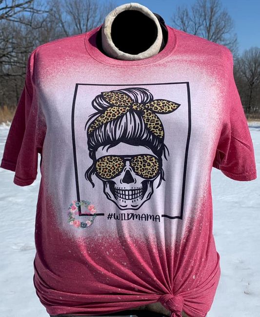 Wild Mama Tee - Bleached