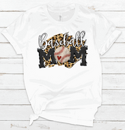 Baseball Mom Leopard - Short Sleeve