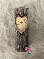 Tree Bark Heart Cup - 20oz