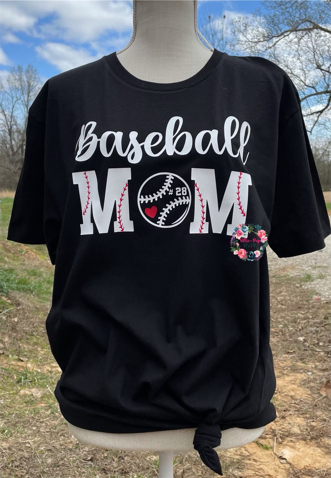 Baseball Mom - CUSTOMIZABLE NUMBER