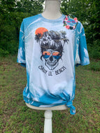 Salty Lil Beach Tee- BLEACHED
