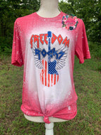Freedom Rocks Tee- BLEACHED