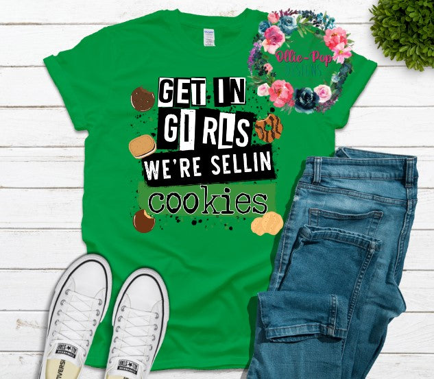 Get in girls, we're selling cookies!