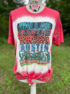 Dallas Raleigh Tennessee - Bleached Tee