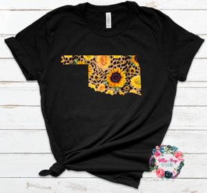 Oklahoma Sunflower Tee