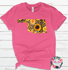 Oklahoma Sunflower Tee