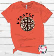 Load image into Gallery viewer, Pirates Basketball - Leopard Tee
