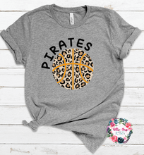 Load image into Gallery viewer, Pirates Basketball - Leopard Tee
