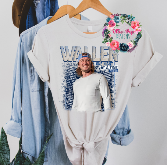 MW-One night at a time tour - Tee